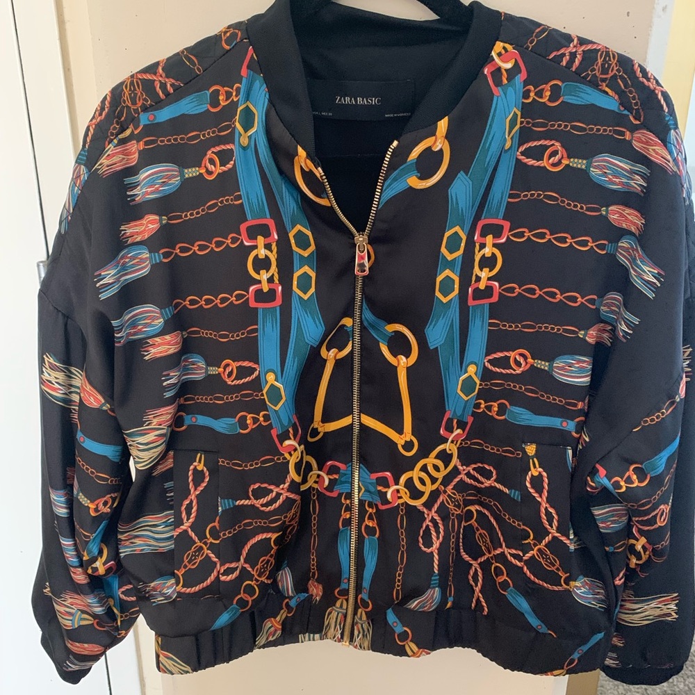Chain print jacket